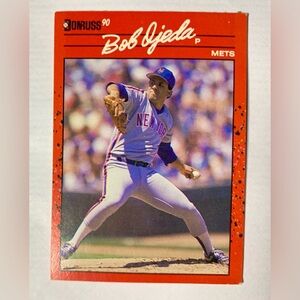 1990 Donruss Baseball Mets Cards Rookies - Robert (Bobby) Michael Ojeda